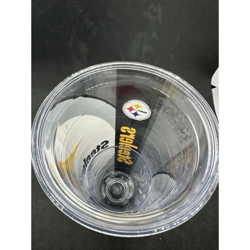 Tervis Double Walled NFL Pittsburgh Steelers Insulated Tumbler Cup 24Oz with Lid